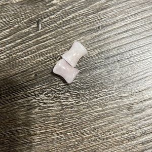 NEW 8MM/0 Rose Quartz Gauges